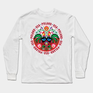 Poland For USA Long Sleeve T-Shirt